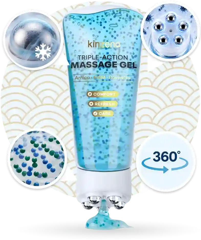 Kinzeno Magnetic Gel Roller Benefits – How Triple-Action Botanical Relief Works