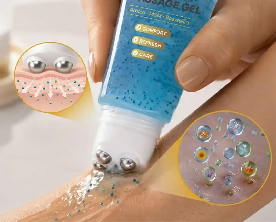 Kinzeno Magnetic Gel Roller Botanical Ingredients – Plants and Minerals